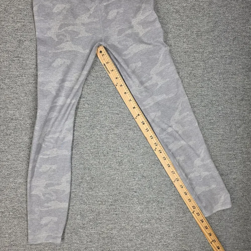 VUORI CLEAN ELEVATION HIGH‑RISE LEGGINGS – WOMEN’S S – GRAY CAMO – 7/8 LENGTH